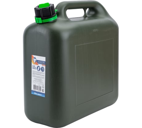 Канистра зеленая пластиковая для топлива Экстрим 10 л Nova Bright 47835