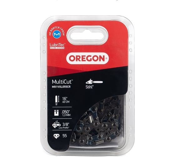 Цепь МУЛЬТИКАТ (40см; 3/8; 1.3 мм; 55 звеньев) Oregon M91VXL055CR