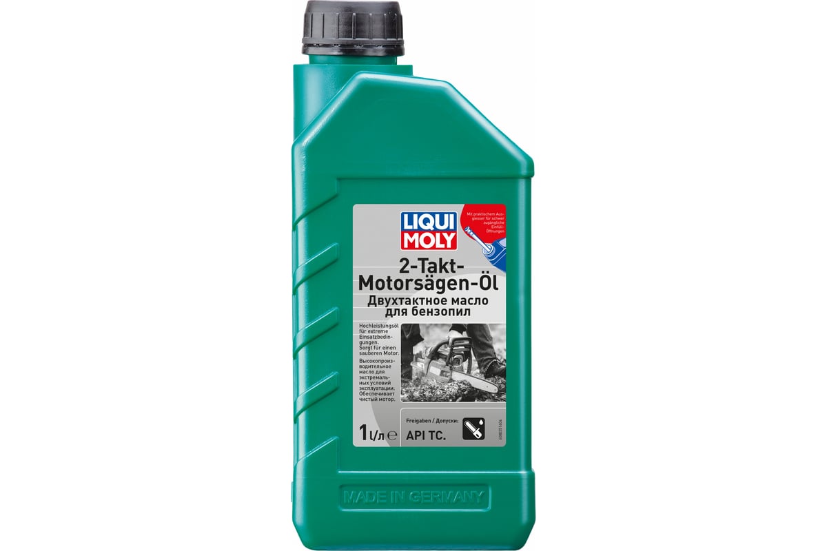 Минеральное моторное масло для 2-х тактных бензопил 1л LIQUI MOLY 2 ...