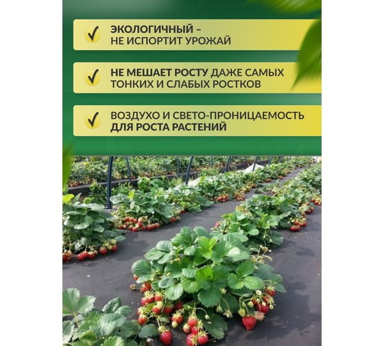 Укрывной материал спанбонд суф (3.2x10 м; 100 г/кв.м; черный) Доминар E61060