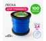 Леска для триммера POLYAGRO Gold "круг" 2,4мм x100м 7704091 2