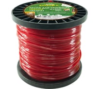 Леска для триммера POLYAGRO Gold "квадрат" 3,0ммx100м 7704196