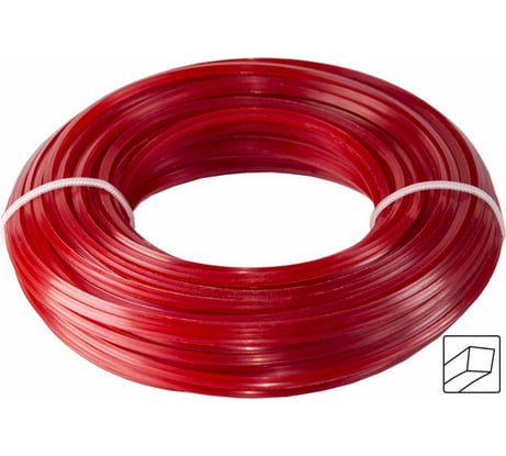 Леска для триммера POLYAGRO Gold "квадрат" 2,0мм x15м 7704120