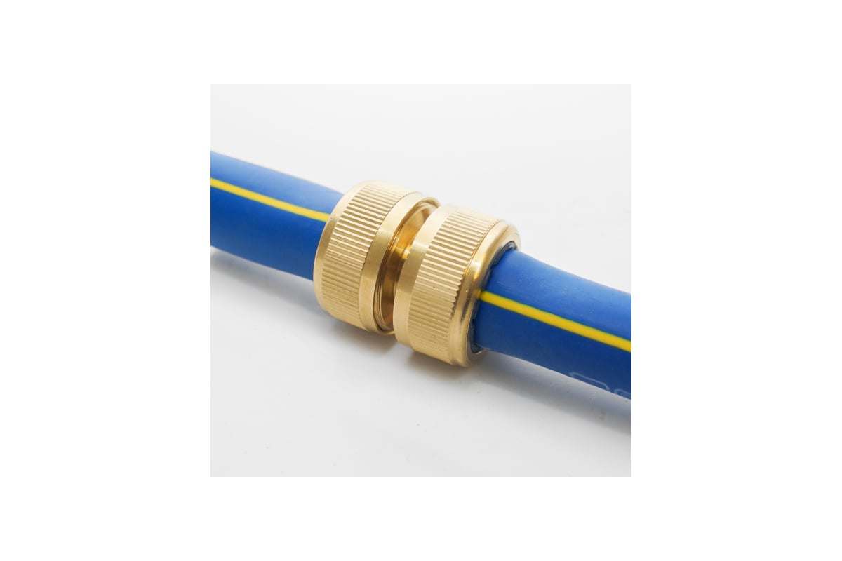 Муфта латунная ремонтная для шланга 3/4\" POLYAGRO 7577720 - выгодная ...