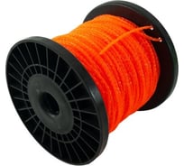 Леска для триммера Gold 3 мм, 100 м, витая звезда POLYAGRO 7704596