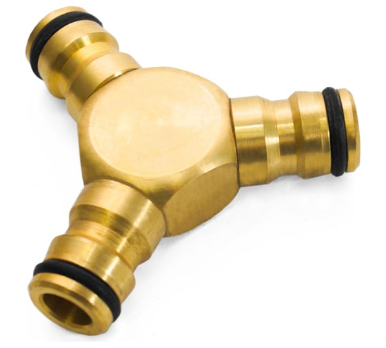 Тройник латунный штуцерный POLYAGRO 7577315 1