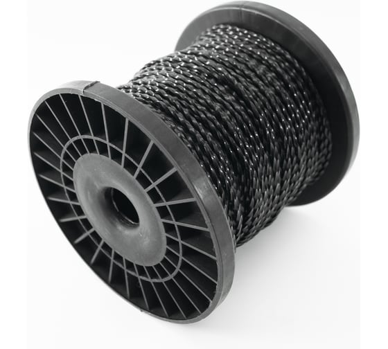 Леска для триммера POLYAGRO Gold "квадрат витая" 3,0мм x100м 7704496