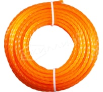 Леска для триммера POLYAGRO Gold "звезда витая" 2,0мм 15м 7704520