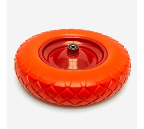 Колесо бескамерное запасное для 2-колёсной тачки 4.80/4.00-8, втулка 20 мм POLYAGRO 8055102