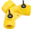 Разветвитель на 2 водяные линии 3/4"F-3/4"M-3/4"M Lite POLYAGRO 7576370 7
