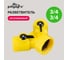 Разветвитель на 2 водяные линии 3/4"F-3/4"M-3/4"M Lite POLYAGRO 7576370 2