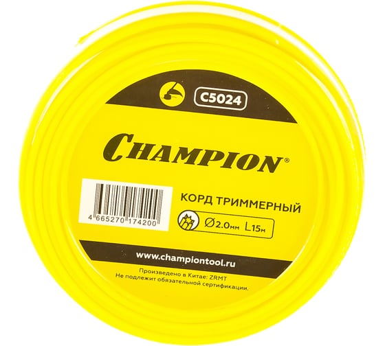 Корд Star 2.0мм* 15м CHAMPION C5024 1