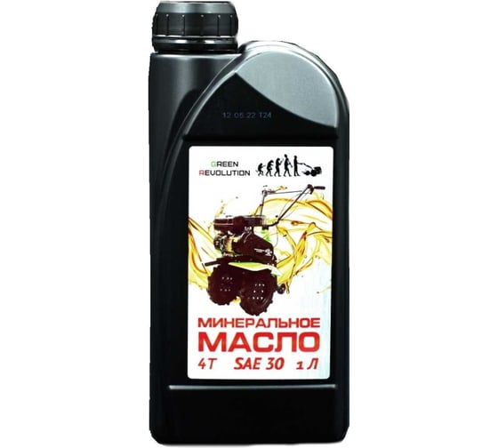 Масло для 4-х тактных двигателей минеральное SAE 30 1 л GREEN REVOLUTION 86830411