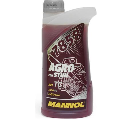 Mасло 2-х тактное Agro for STIHL 1л, синтетика, 7858 MANNOL 1982