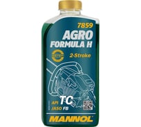 Mасло 2-х тактное 1л, синтетика, 7859 Agro for HUSQVARNA MANNOL 1987