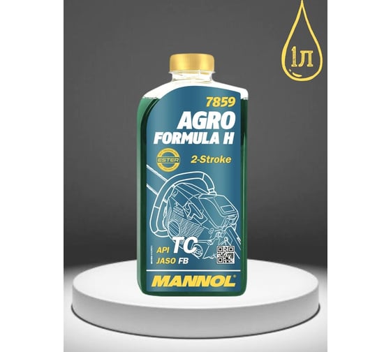 Mасло 2-х тактное 1л, синтетика, 7859 Agro for HUSQVARNA MANNOL 7859 1987