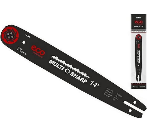 Шина Multi sharp 35 см, 14", 3/8", LP 1.3 мм, 9 зубьев ECO CSP-040 1