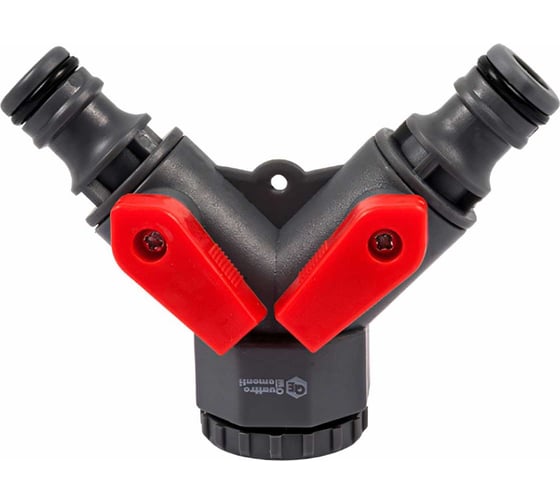 Разветвитель двухканальный (1/2"; 3/4") QUATTRO ELEMENTI 646-027