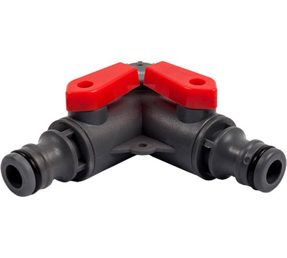 Разветвитель двухканальный (1/2"; 3/4") QUATTRO ELEMENTI 646-027