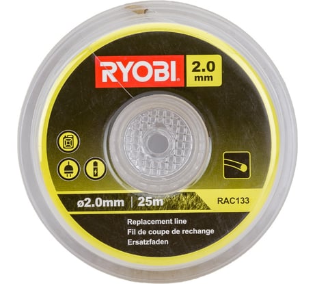 Леска для триммеров (2.0 мм; 25 м; круг) Ryobi RAC133 5132002626