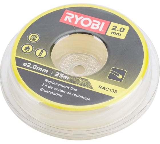 Леска для триммеров (2.0 мм; 25 м; круг) Ryobi RAC133 5132002626