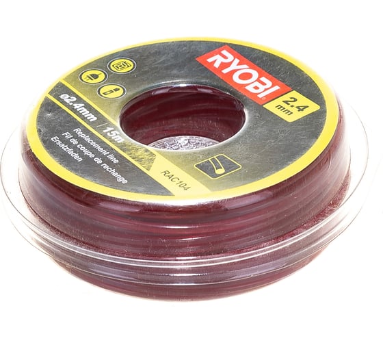 Леска для триммеров (2,4 мм; 15 м; круг) Ryobi RAC104 5132002641