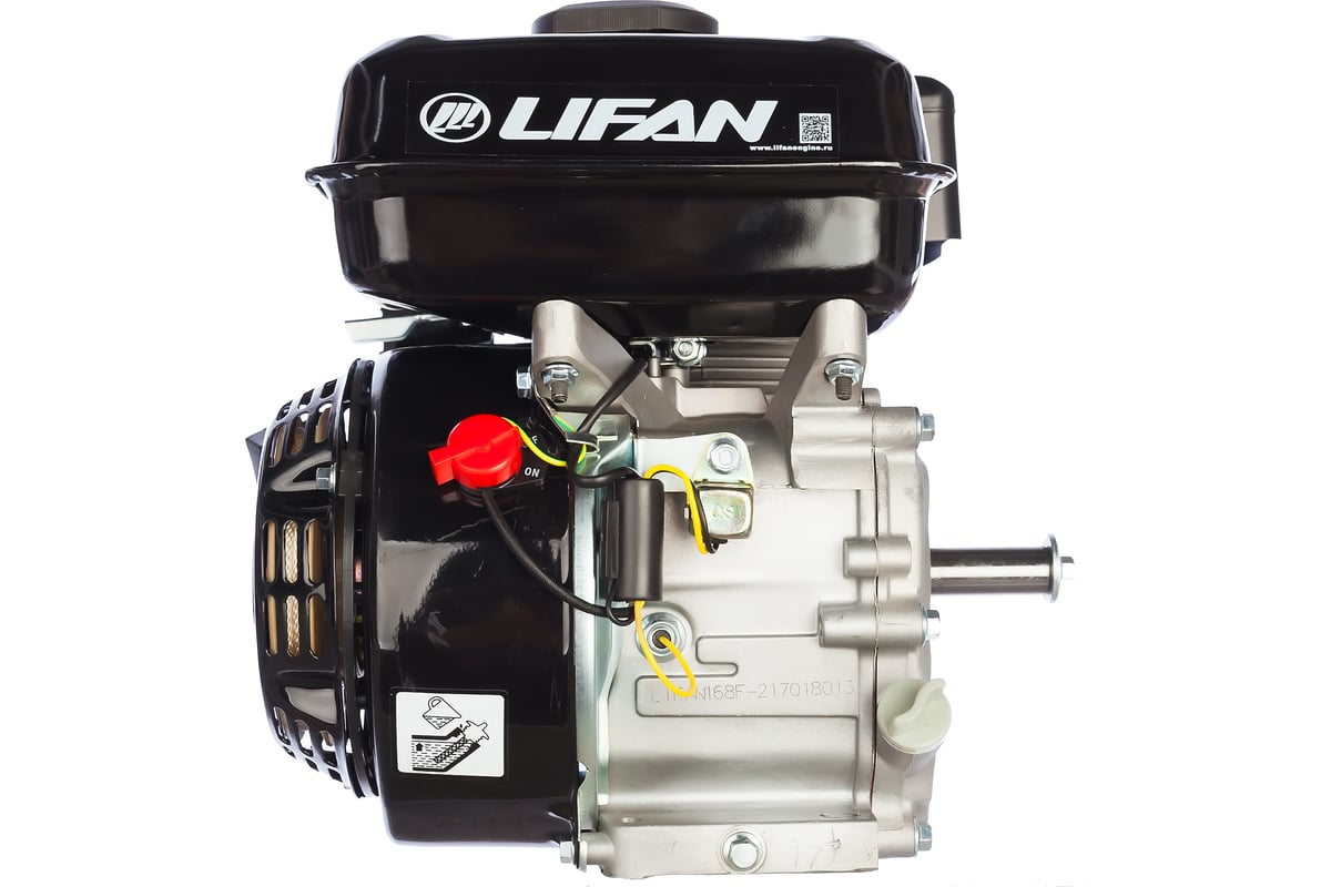 Двигатель бензиновый Lifan 168F-2 6.5 л. с.