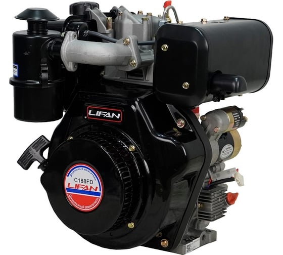 Двигатель LIFAN Diesel 188FD D25 00-00000231