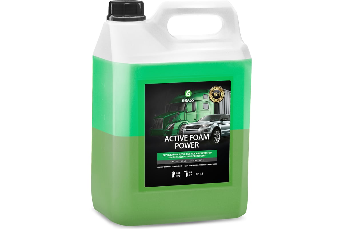 Grass автошампунь active foam pink 6 кг