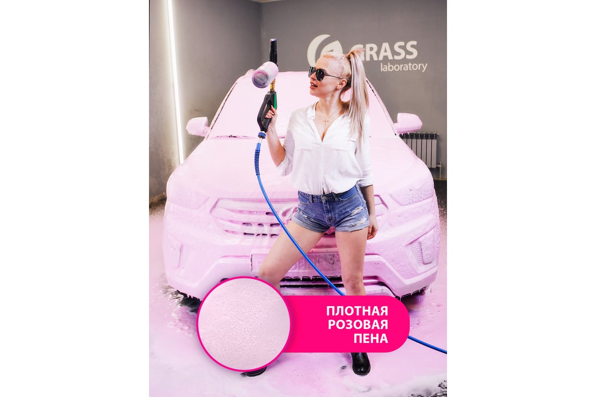 Автошампунь active foam pink