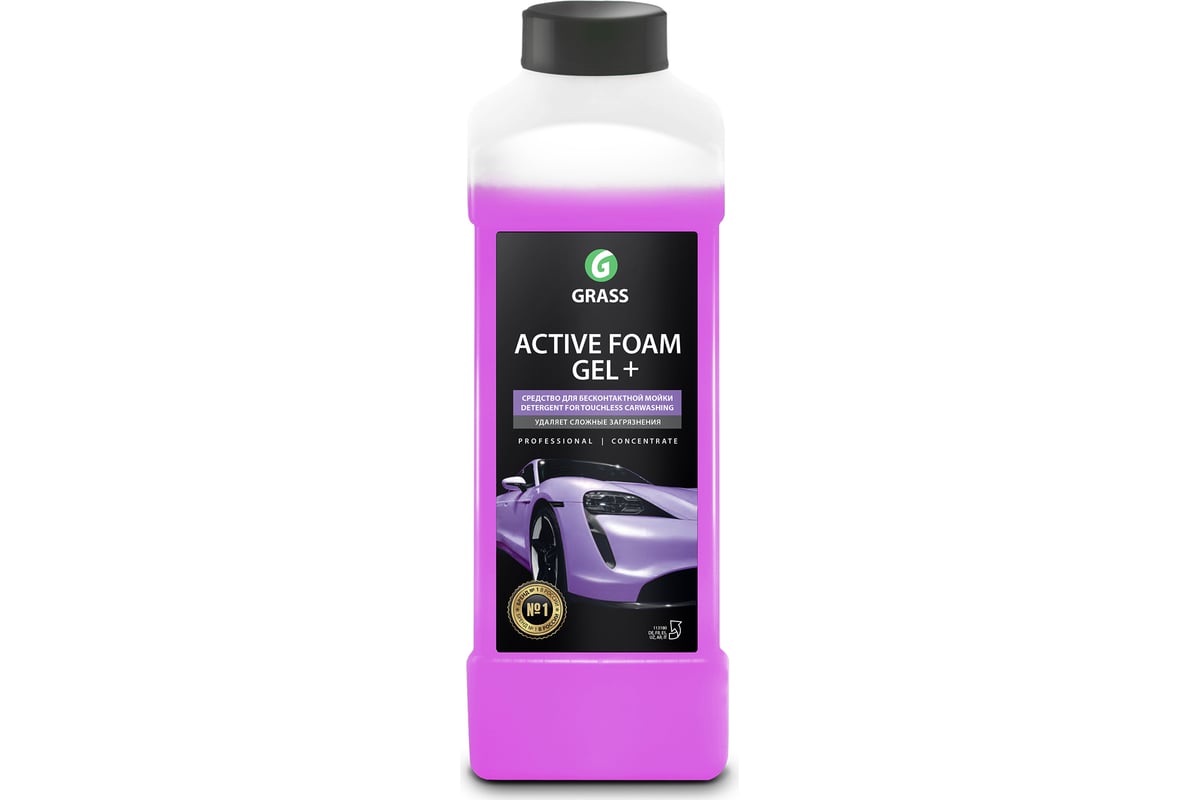 Активная пена Grass Active Foam GEL+ 1л 113180 - выгодная цена, отзывы,  характеристики, 1 видео, фото - купить в Москве и РФ