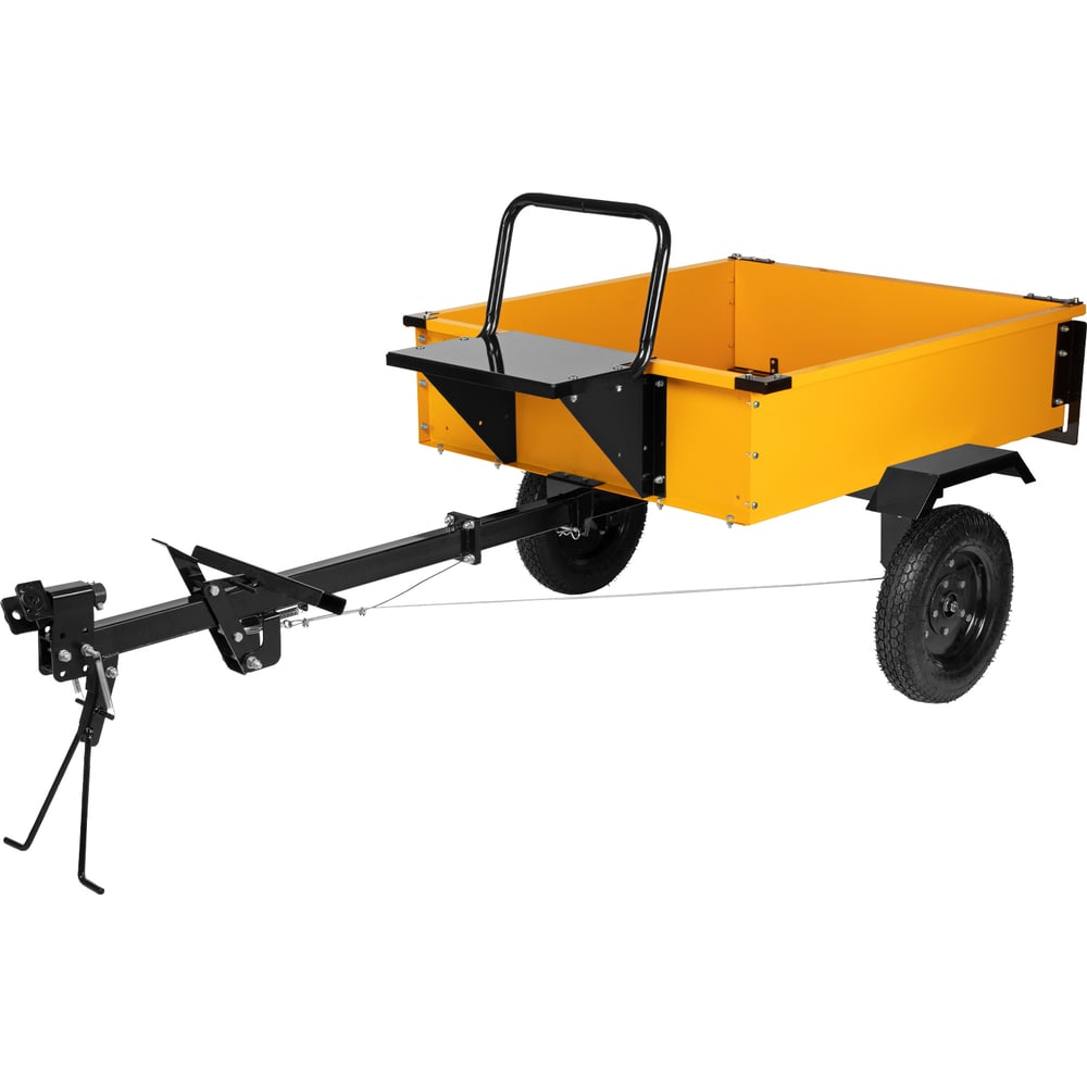 Прицеп для мотоблока TT-500 с оцинкованным кузовом и регулируемой ...