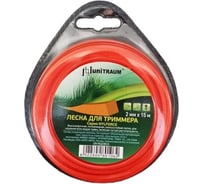 Леска квадратная 2 мм, 15 м для триммера UNITRAUM UN-NQ20B15