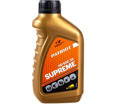 Масло SUPREME HD SAE 30 4T (0,592 л) PATRIOT 850030629