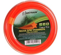 Леска для триммера звезда (2 мм, 15 м) UNITRAUM UN-NS20B15
