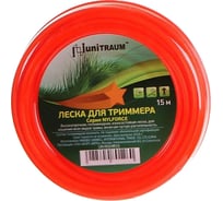 Леска для триммера звезда (3 мм, 15 м) UNITRAUM UN-NS30B15
