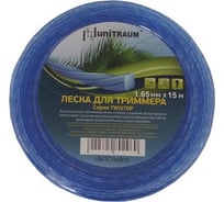 Леска для триммера клевер витая (1.65 мм, 15 м) UNITRAUM UN-TC165B15