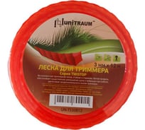 Леска для триммера квадратная витая (3 мм, 12 м) UNITRAUM UN-TS30B12