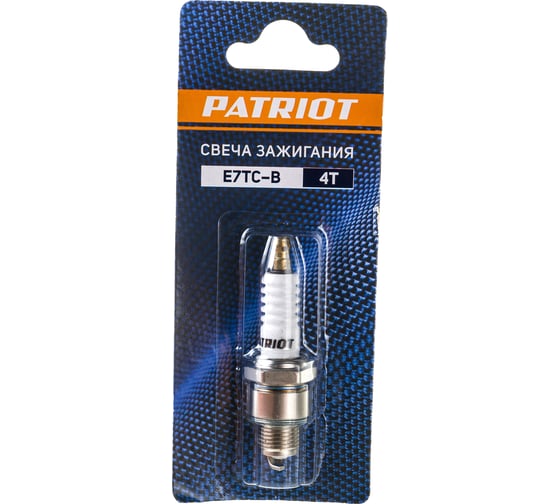Свеча для 4-х тактных двигателей E7TC-B (шестигранник 21) PATRIOT 841102035 1