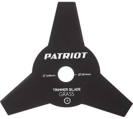 Нож TBS-3 (230 мм; 25.4 мм) для триммеров PATRIOT 809115199