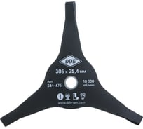 Диск AIR-CUT (305х25.4/20 мм; 3-х лопастной) для триммеров DDE 241-475