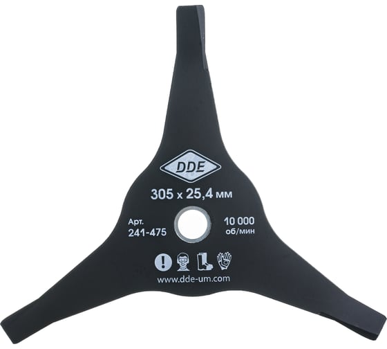Диск AIR-CUT (305х25.4/20 мм; 3-х лопастной) для триммеров DDE 241-475