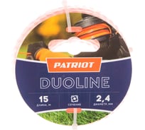 Леска Duoline (15 м; 2.4; скрученный квадрат; двухцветная) PATRIOT 805401161 15557370