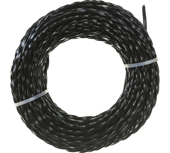 Леска Profline (15 м; 3 мм; скрученный квадрат; черный) PATRIOT 805402211