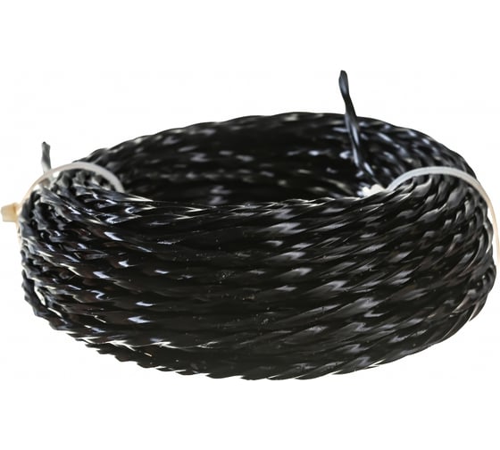Леска Profline (15 м; 3 мм; скрученный квадрат; черный) PATRIOT 805402211