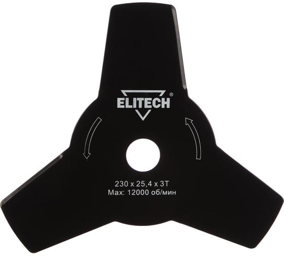 Нож для триммера (230х25.4 мм) Elitech 0809.001900