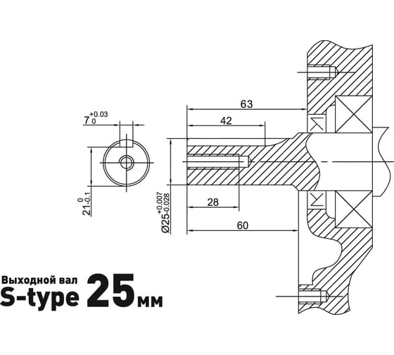 Двигатель 188F (13 л.с.) CARVER 01.010.00126