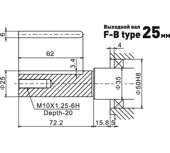 Двигатель дизельный 186F (10 л.с.) CARVER 01.010.00124