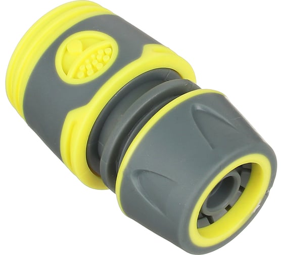 Коннектор быстросъемный PROF+ для шланга 1/2", обрезиненное покрытие ABS Inbloom 169-028
