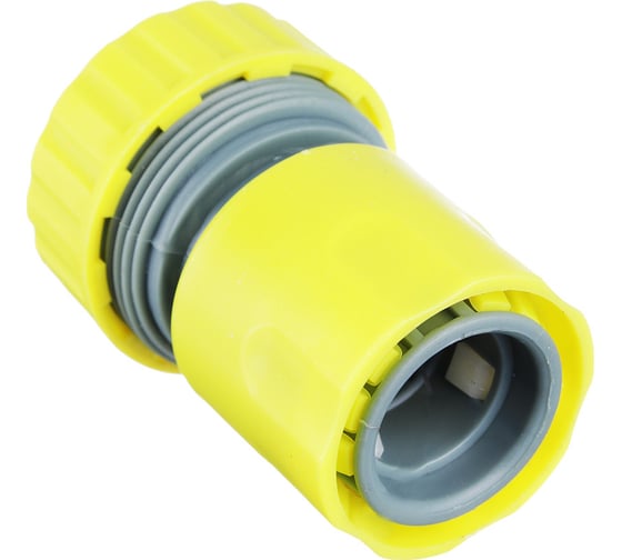 Коннектор для шланга 3/4" с аквастопом Inbloom 160-031